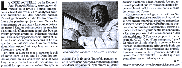 Le Parisien Juillet 2002